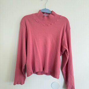 Big Bud Press Pink Long Sleeve Turtleneck 2XL